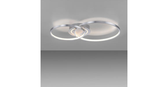 LED-DECKENLEUCHTE 69/55/9 cm - Alufarben, Basics, Kunststoff/Metall (69/55/9cm) - Novel