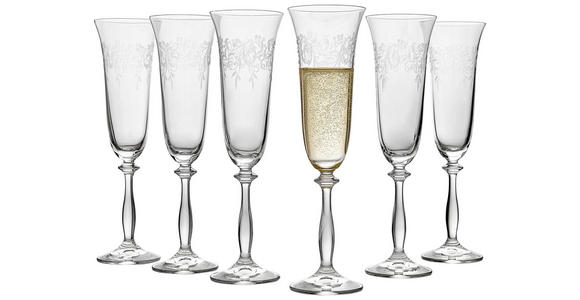 SEKTGLAS-SET 6-teilig  - Klar, Trend, Glas (25cm) - Novel