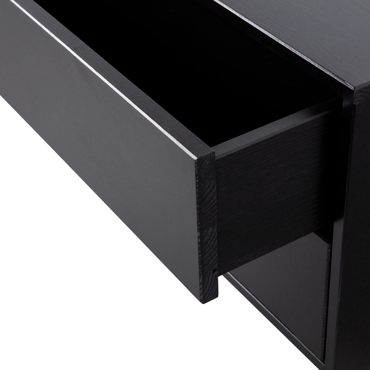 LOWBOARD Finca  in 100/40/40 cm  - Schwarz, Design, Holz (100/40/40cm) - Livetastic