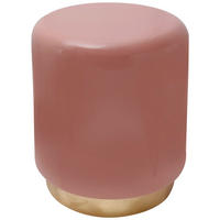 BEISTELLTISCH in Metall  - Goldfarben/Rosa, Design, Metall (35/44,5cm) - Kayoom