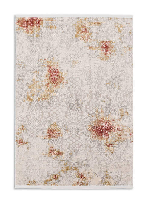 WEBTEPPICH 80/150 cm Gravina Rot, Beige  - Beige/Rot, Design, Textil (80/150cm) - Novel