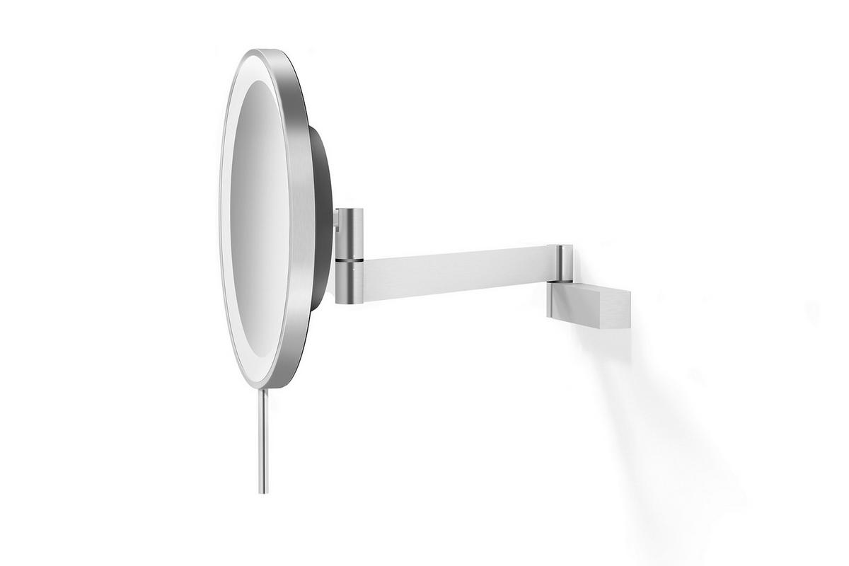 WANDSPIEGEL 38/26,3/7,5 cm    in  - Edelstahlfarben, Basics, Metall (38/26,3/7,5cm) - Zack