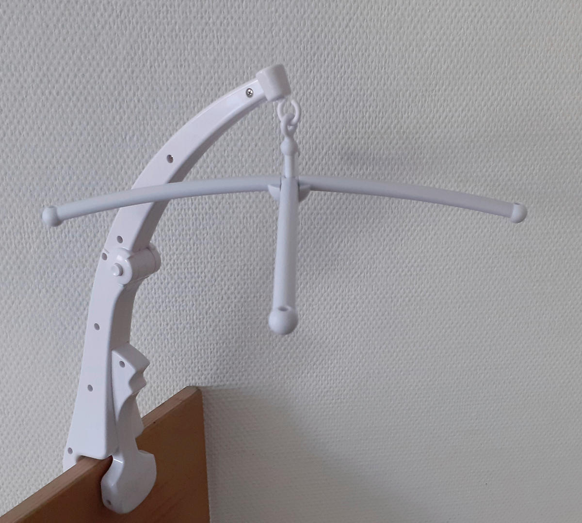 Niermann Mobilehalter zum klemmen  - Weiß, Basics, Kunststoff (27/40cm)