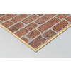 DECOWALL WISMAR BACKSTEIN - Rot, Design, Holzwerkstoff (125/66/1.2cm) - Egger Holzwerkstoffe