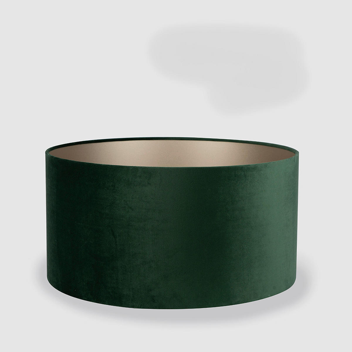 LEUCHTENSCHIRM Velour 50/25 cm  - Grün, Basics, Textil/Metall (50/25cm)