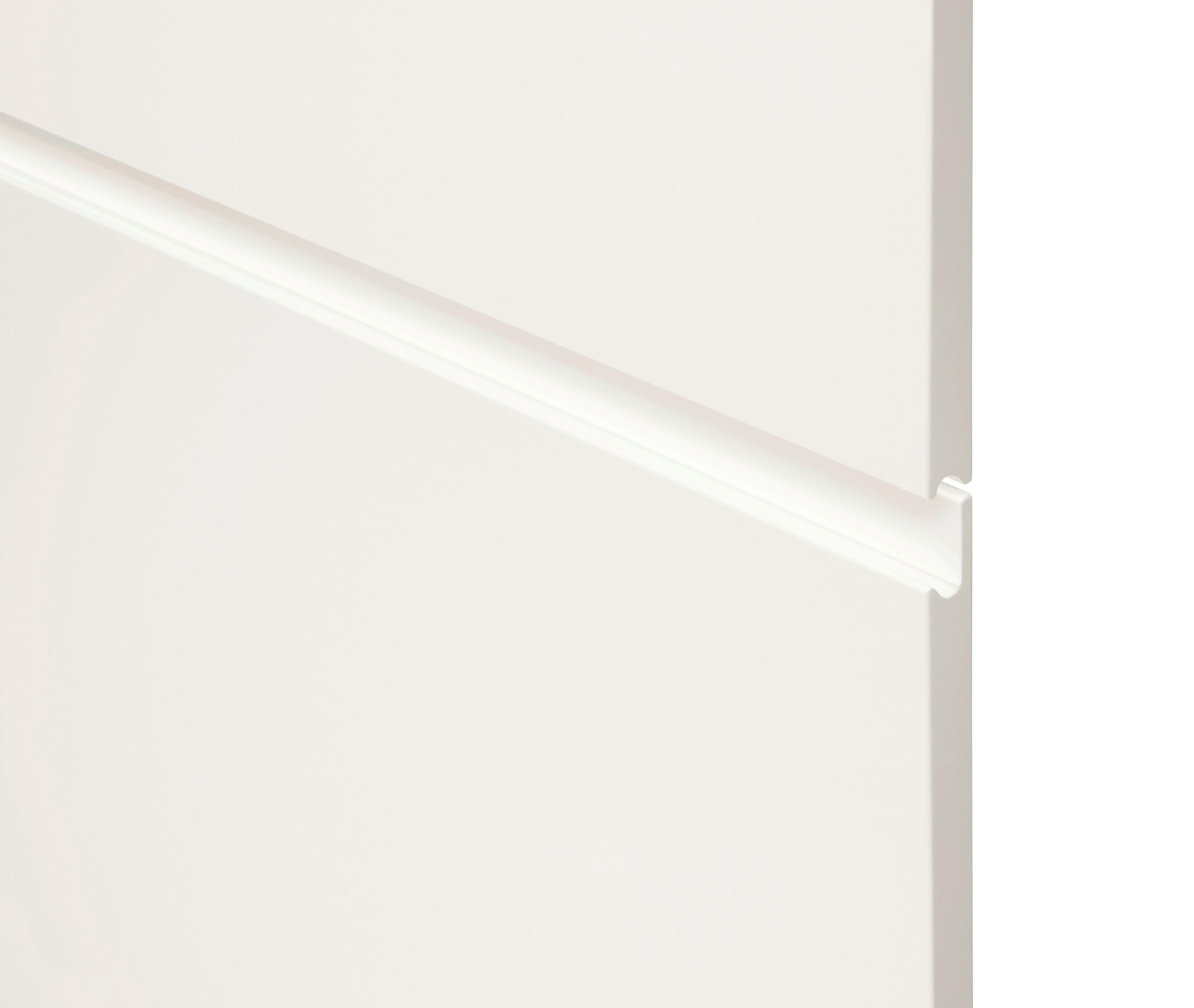 BUCĂTĂRIE LA COMANDĂ   - alb/gri, Design, material pe bază de lemn - Dieter Knoll