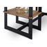 BARTISCH in Holz, Metall 120/50/105 cm - Eichefarben/Schwarz, Design, Holz/Metall (120/50/105cm) - Hom`in BARTISCH in Holz, Metall 120/50/105 cm - Eichefarben/Schwarz, Design, Holz/Metall (120/50/105cm) - Hom`in