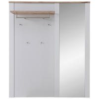 GARDEROBENPANEEL  in 130/154/30 cm  - Eichefarben/Braun, LIFESTYLE, Holzwerkstoff (130/154/30cm) - MID.YOU