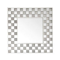 Oglindă Decorativă     - argintiu, Basics, sticlă (40/40/4cm)