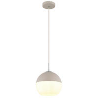 Lustră 25/120 cm  - alb/bej, Design, sticlă/metal (25/120cm) - Globo
