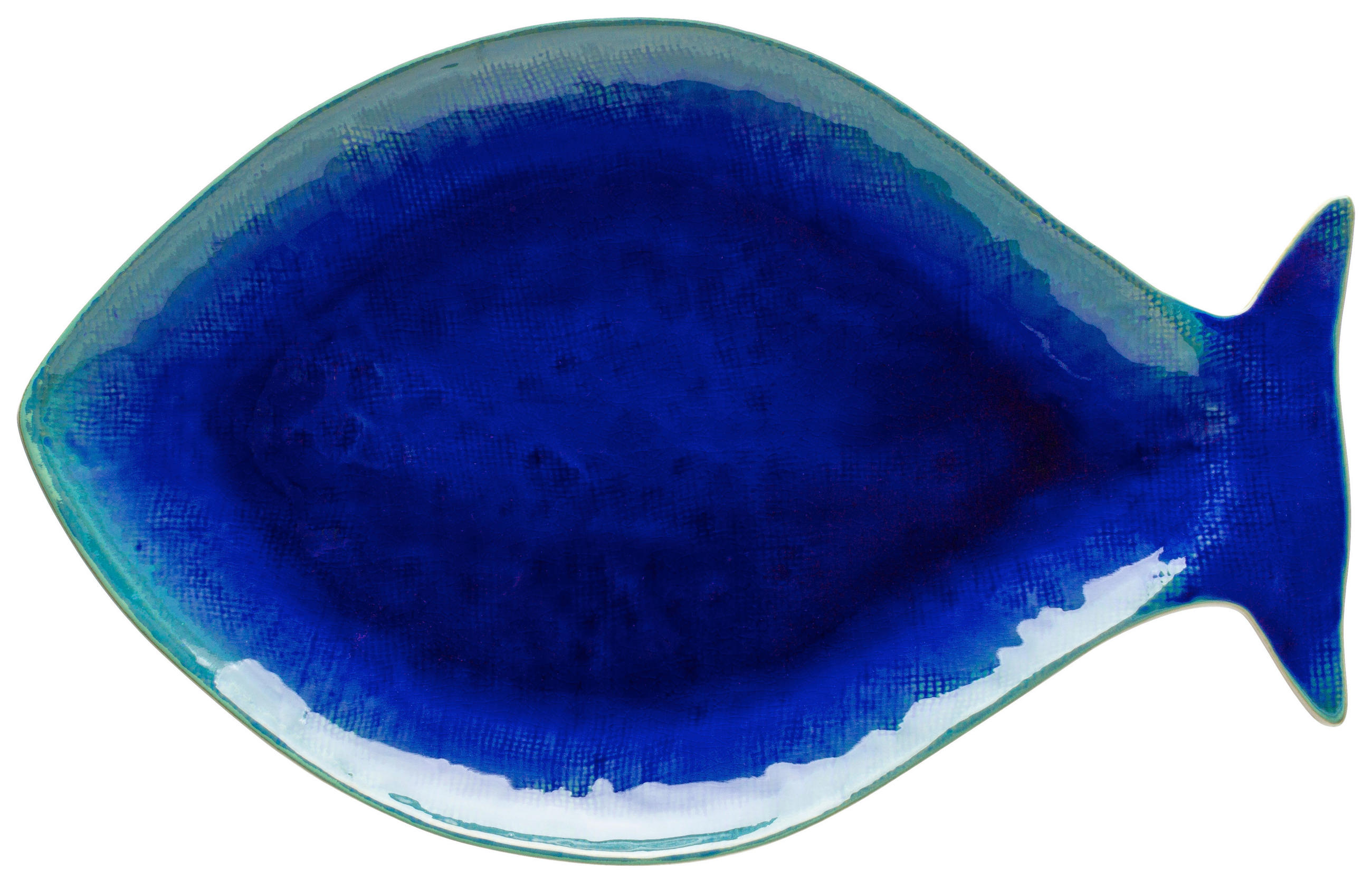 Costa Nova Servierplatte Dori Blau 19.2x3.9x30.2 cm