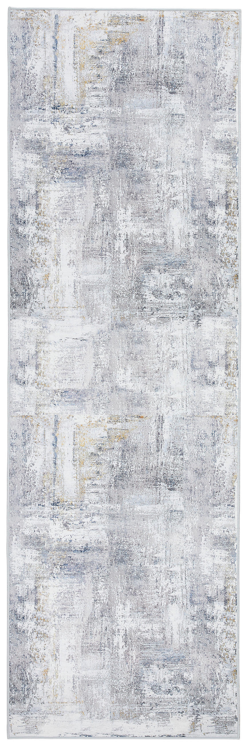 LÄUFER 80/250 cm Leo Grau  - Grau, Design, Kunststoff/Textil (80/250cm) - Novel