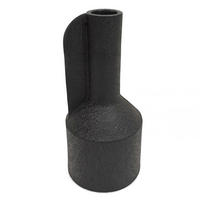 VAS 21 cm  - svart, Trend, metall (10/10/21cm) - Ambia Home