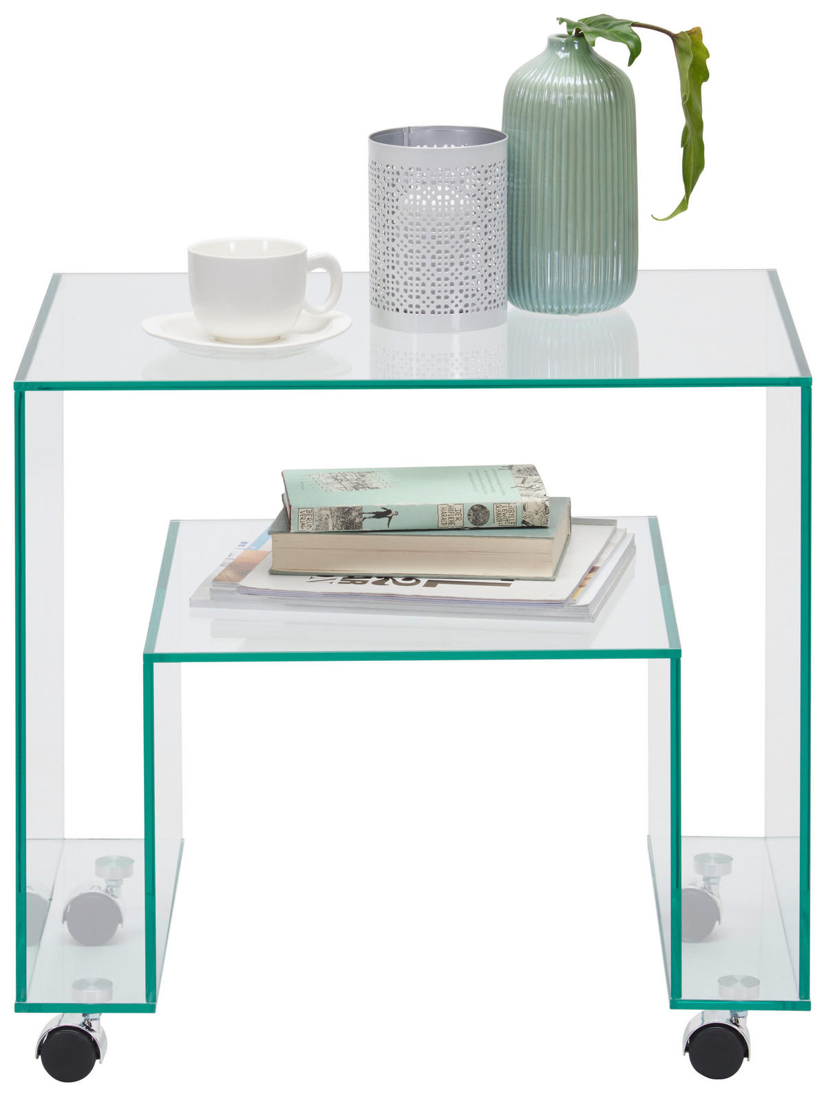 BEISTELLTISCH Glas 40/56/52 cm  - Design, Glas (40/56/52cm) - Xora