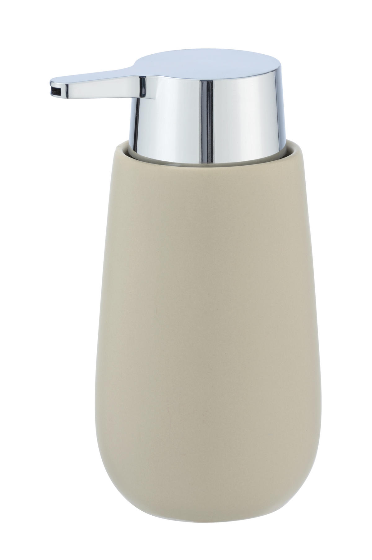 TVÅLPUMP plast, keramik  - beige/kromfärg, Basics, plast/keramik (7,5/16/8cm)