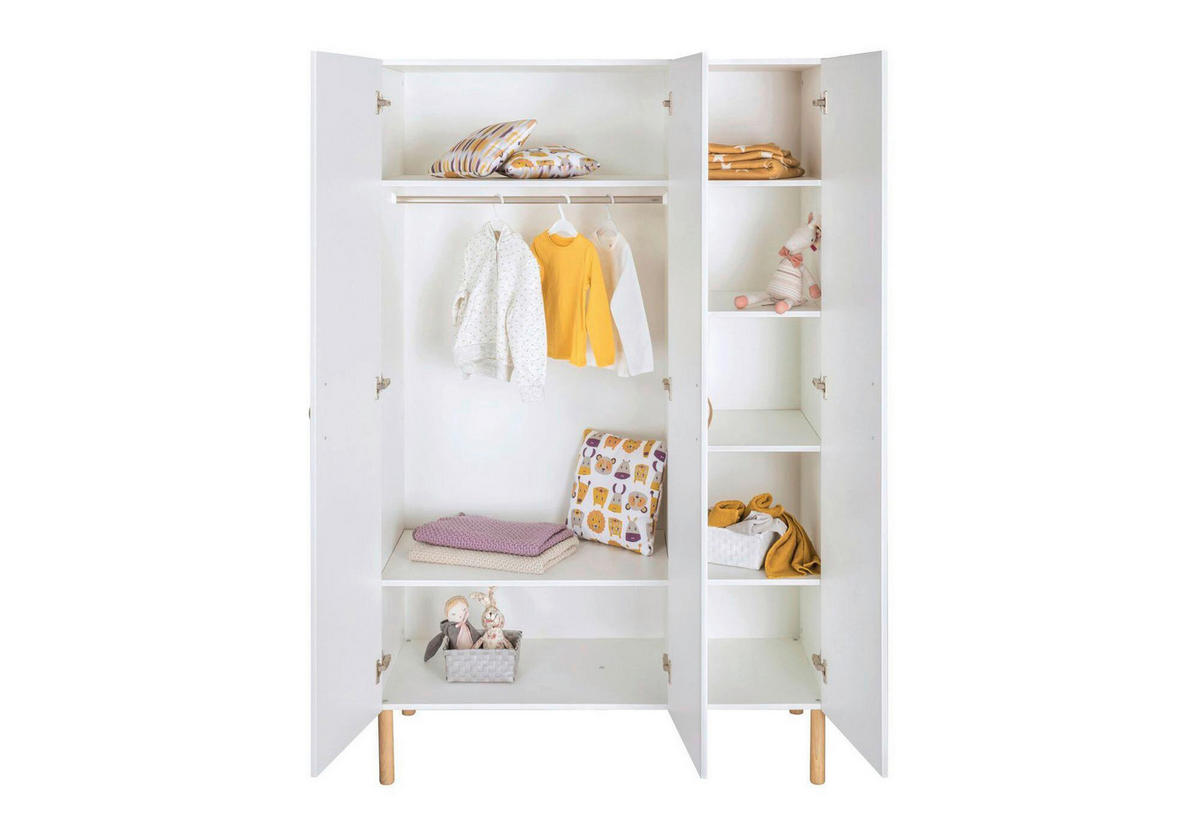BABYZIMMER Melody White  - Buchefarben/Weiß, Basics, Holz/Holzwerkstoff - Schardt