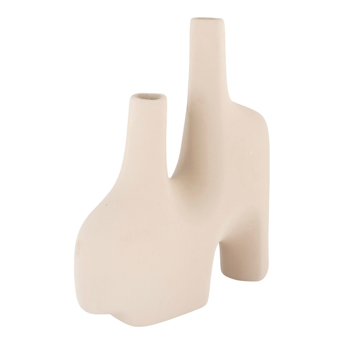 VASE  - Sandfarben, Basics, Keramik (23,5/27/8cm)