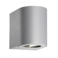 AUßENWANDLEUCHTE Canto 8,7/10,6/10 cm   - Grau, Basics, Metall (8,7/10,6/10cm) - Nordlux