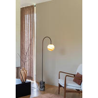 STOJACIA LAMPA, 42/163 cm  - hnedá, Design, kov/kameň (42/163cm) - It's about Romi