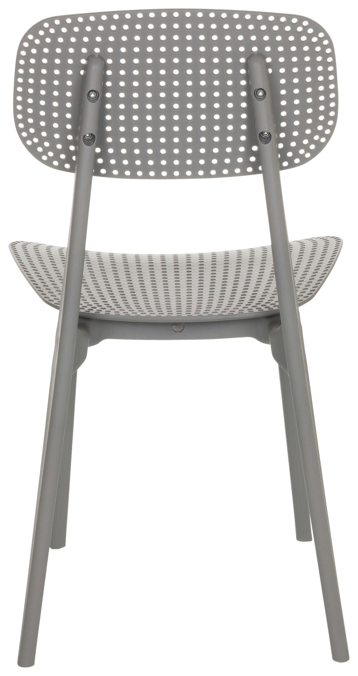 GARTENSTUHL Kunststoff Grau  - Grau, Basics, Kunststoff (42/79/51cm) - MID.YOU
