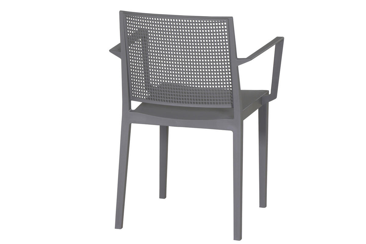 STAPELSTUHL Grau  - Grau, Basics, Kunststoff (46/80/56cm) - Siena Garden