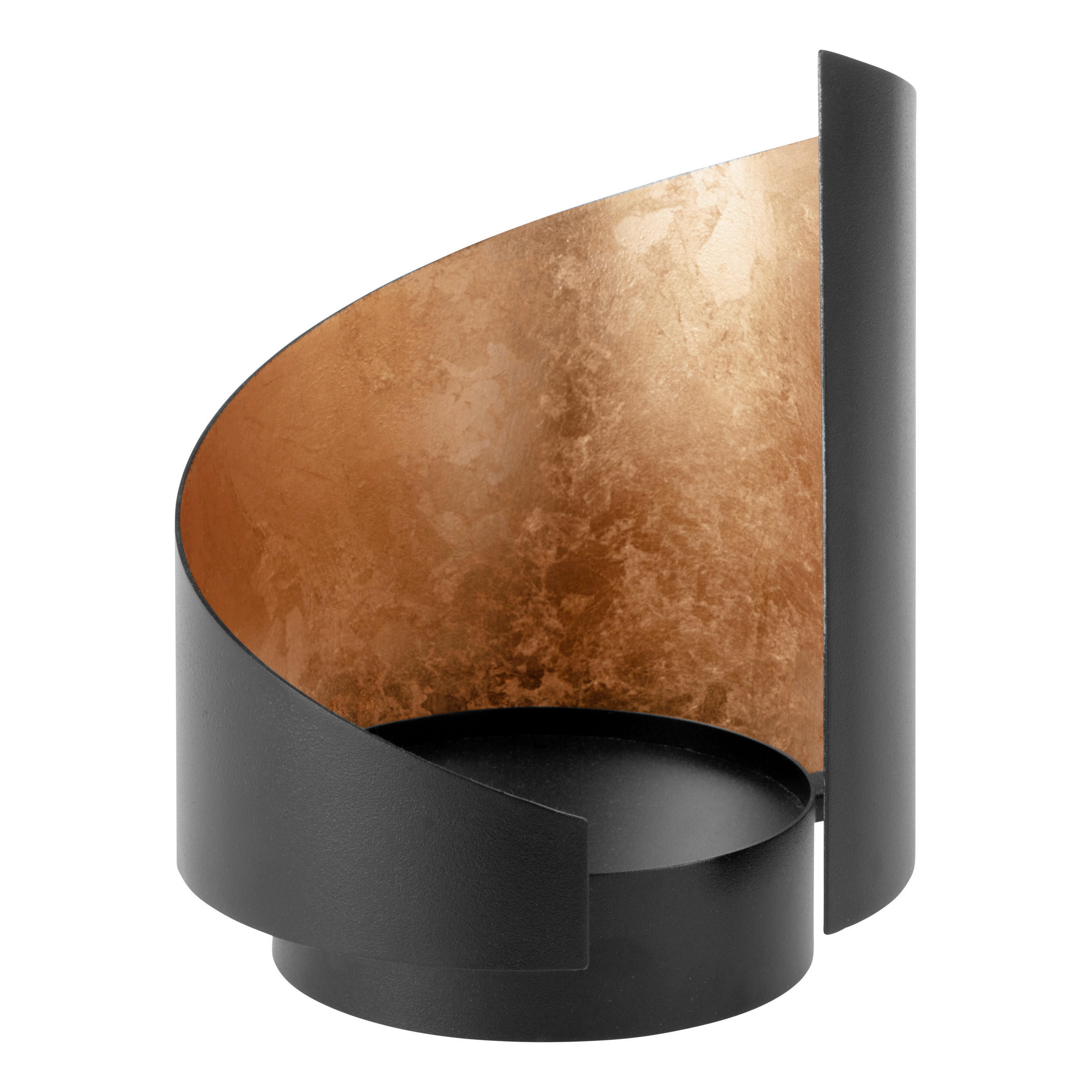 WINDLICHT - Schwarz/Kupferfarben, LIFESTYLE, Metall (15/20cm)