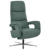 RELAXSESSEL in Leder Opal  - Edelstahlfarben/Opal, Design, Leder/Metall (76/119/86cm) - Dieter Knoll