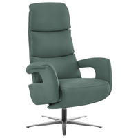 RELAXSESSEL in Leder Opal  - Edelstahlfarben/Opal, Design, Leder/Metall (76/119/86cm) - Dieter Knoll