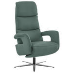 RELAXSESSEL in Leder Opal  - Edelstahlfarben/Opal, Design, Leder/Metall (76/119/86cm) - Dieter Knoll