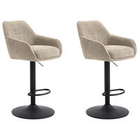 BARPALL SET i cremefärgad, beige  - beige/svart, Modern, metall/textil (51/95,5-110/53cm) - Livetastic