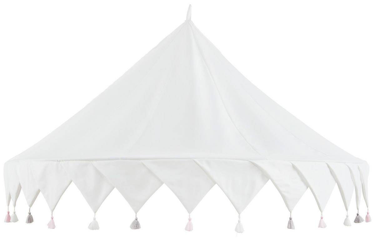 BALDAHIN  Cute    145/78/55 cm      obarvano  bela  - bela, Trend, tekstil (145/78/55cm) - Patinio