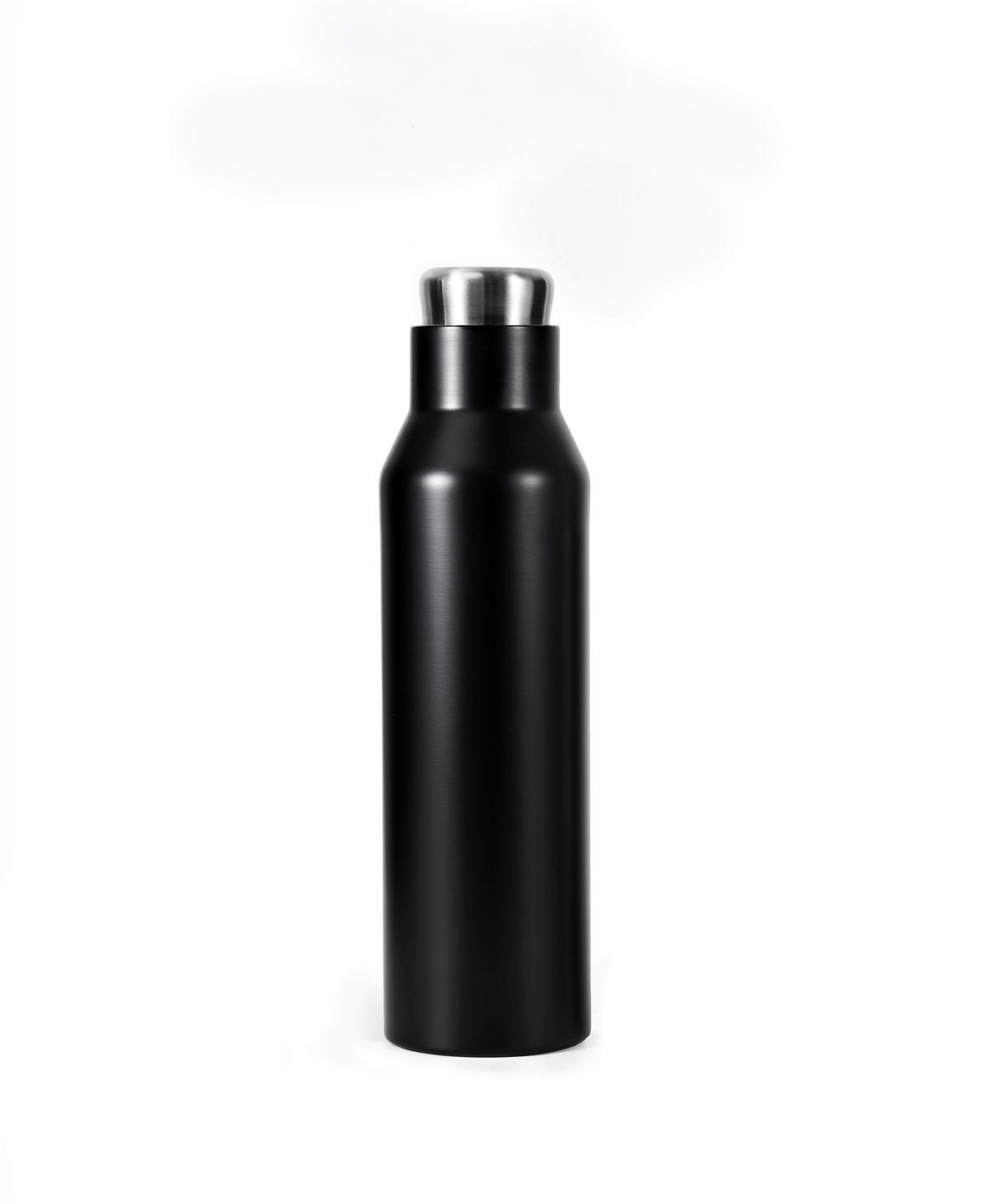 TERMOSFLASKA 0,5 l  - stålfärgad/svart, Trend, metall/plast (6,9/26cm) - Homeware Profession.