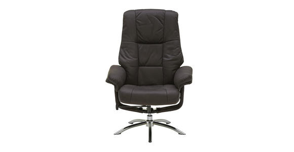 RELAXSESSELSET in Metall, Textil Anthrazit, Chromfarben - Chromfarben/Anthrazit, Design, Textil/Metall (78/98(114)/86(113)cm) - Cantus
