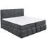 BOXSPRINGBETT 160/200 cm in Anthrazit - Anthrazit/Schwarz, Design, Kunststoff/Textil (160/200cm) - Carryhome BOXSPRINGBETT 160/200 cm in Anthrazit - Anthrazit/Schwarz, Design, Kunststoff/Textil (160/200cm) - Carryhome