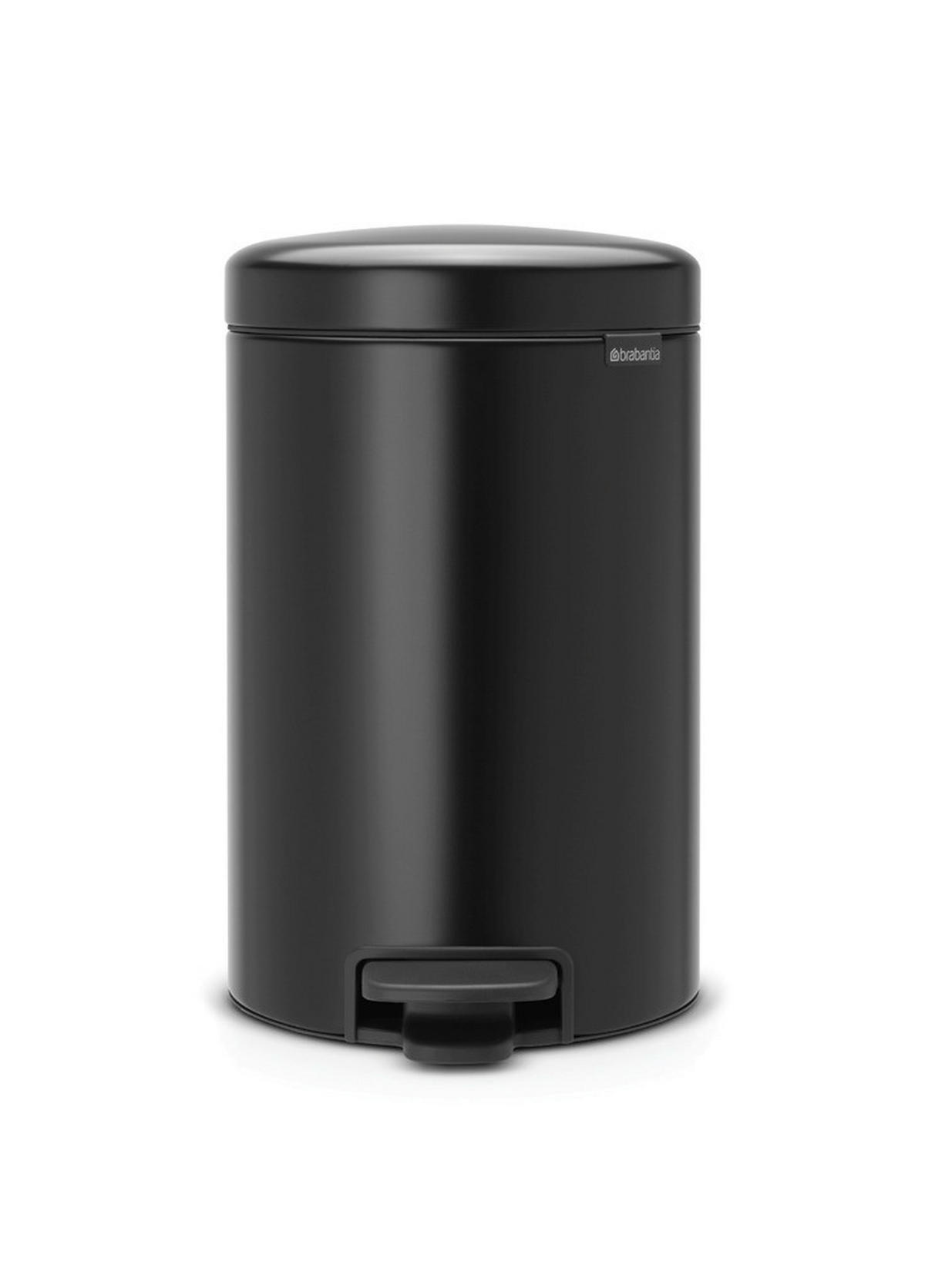 ODPADKOVÝ KOŠ  12 l - černá, Design, kov/plast (25,1/41,1/33,8cm) - Brabantia