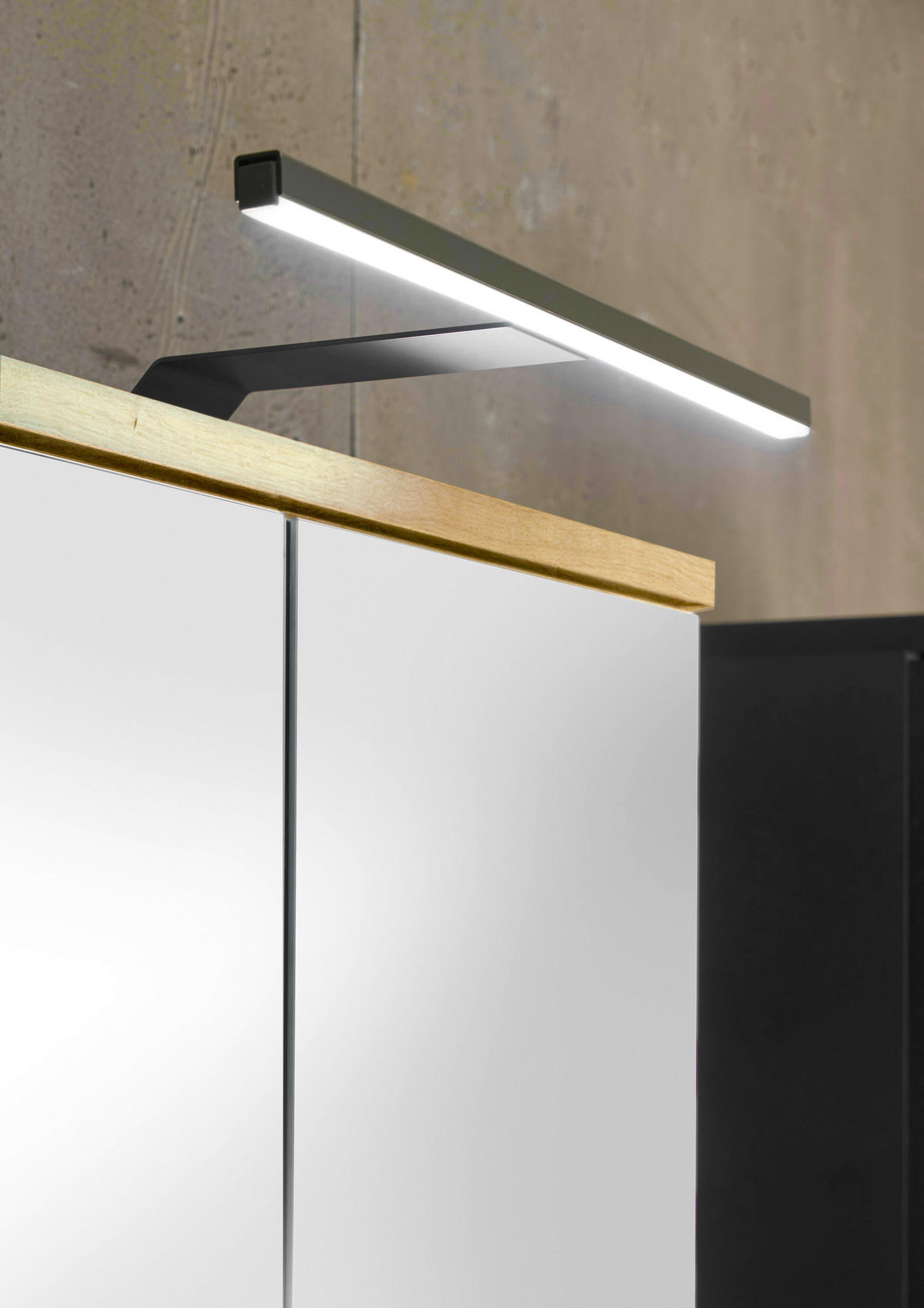 SPIEGELSCHRANK 60/67/20 cm  - Eiche Artisan, MODERN, Glas/Holzwerkstoff (60/67/20cm) - MID.YOU
