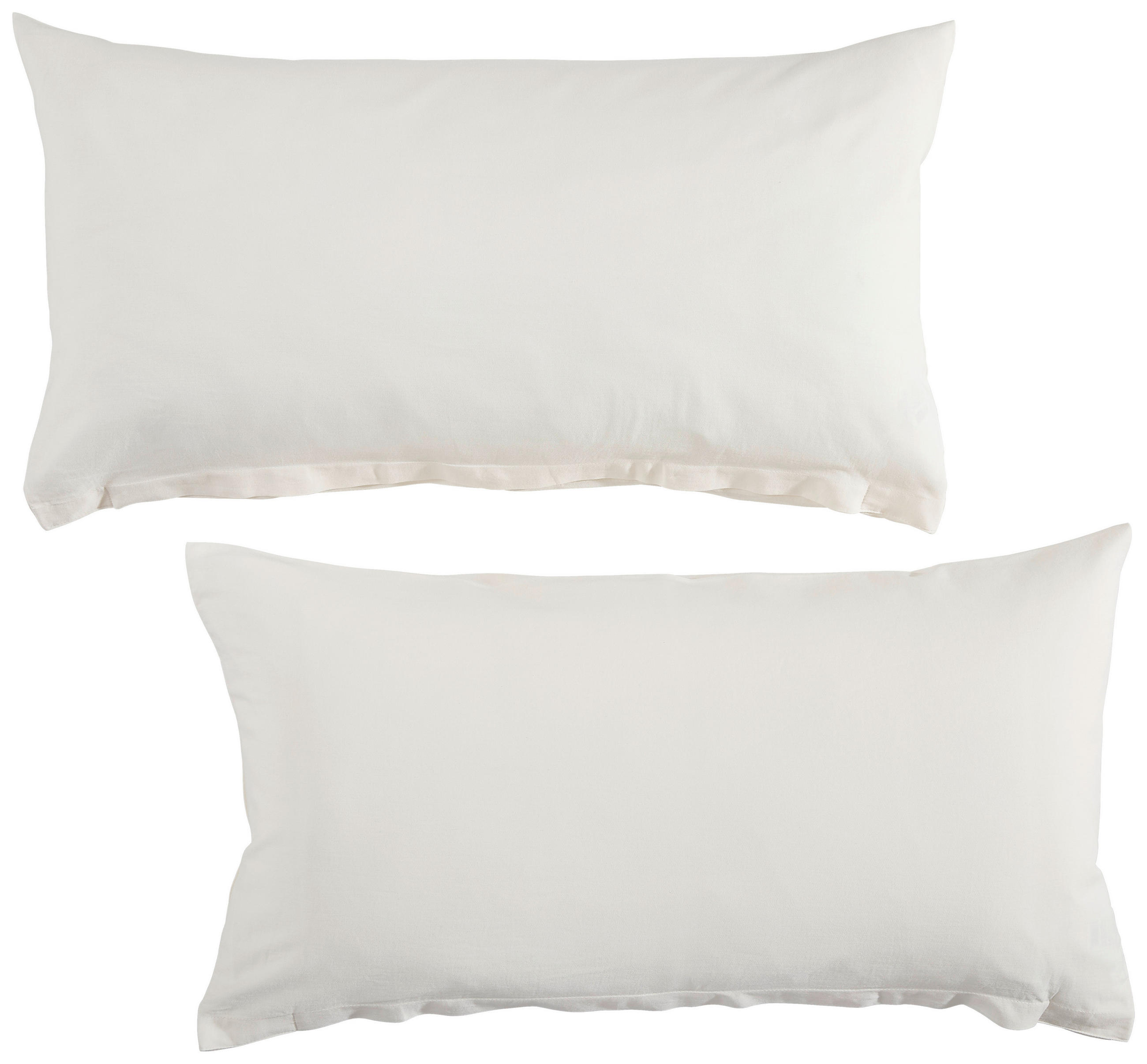 KISSENHÜLLEN-SET Nigiri 40/80 cm  - Weiß, Basics, Textil (40/80cm) - Bio:Vio