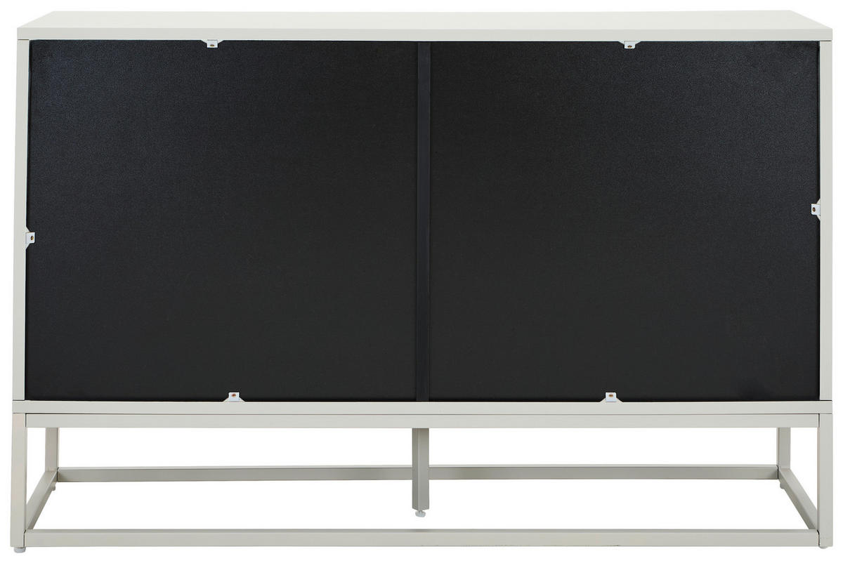 SIDEBOARD Libreville 120/76/40 cm  - Kaschmir/Weiß, Design, Holzwerkstoff/Metall (120/76/40cm) - MID.YOU