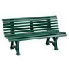 GARTENBANK 150/80/64 cm   - Grün, Basics, Kunststoff (150/80/64cm) - Modante