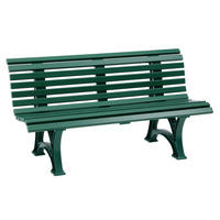 GARTENBANK 150/80/64 cm   - Grün, Basics, Kunststoff (150/80/64cm) - Modante