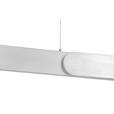 LED-HÄNGELEUCHTE 115/7,5/150 cm  - Silberfarben, Design, Metall (115/7,5/150cm) - Dieter Knoll