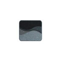 BIDET-VORLEGER Anthrazit 40/50 cm  - Anthrazit, Basics, Kunststoff/Textil (40/50cm) - Grund