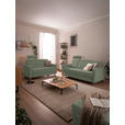 2-SITZER-SOFA - Chromfarben/Hellgrün, Design, Textil/Metall (158/83/85cm) - Xora