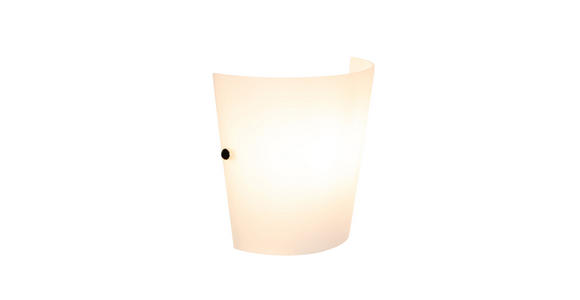 WANDLEUCHTE 19,5/9,5/19,5 cm - Opal, KONVENTIONELL, Glas/Metall (19,5/9,5/19,5cm) - Novel