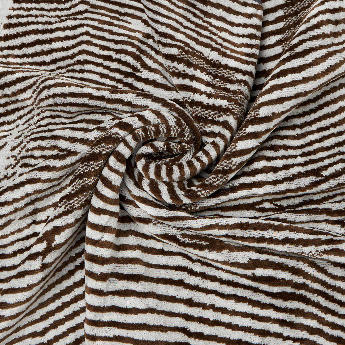 GÄSTETUCH STRIPES Braun 40/60 cm  - Braun, Basics, Textil (40/60cm) - Diesel