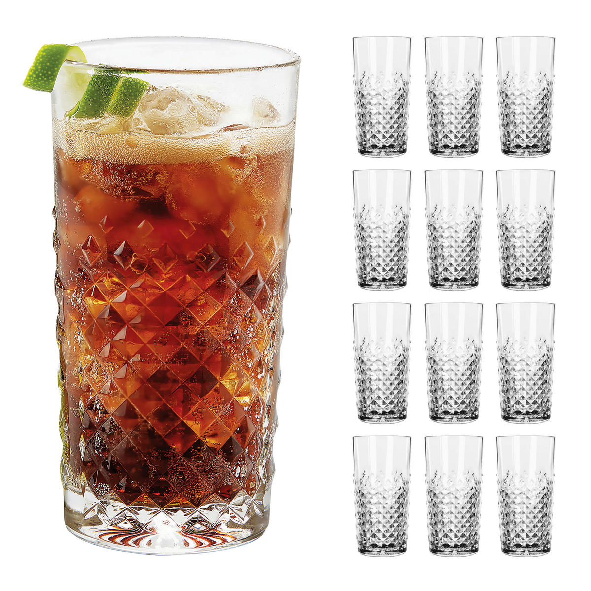 GLÄSERSET OCULAR  12-teilig  - Klar, Basics, Glas (8/15,5cm)