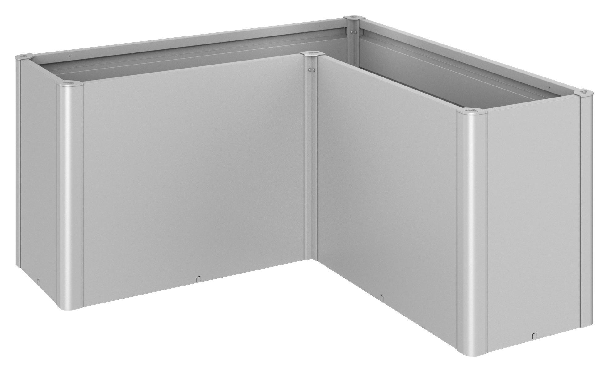 HOCHBEET Belvedere  - Silberfarben, Basics, Metall (152/152cm) - Biohort
