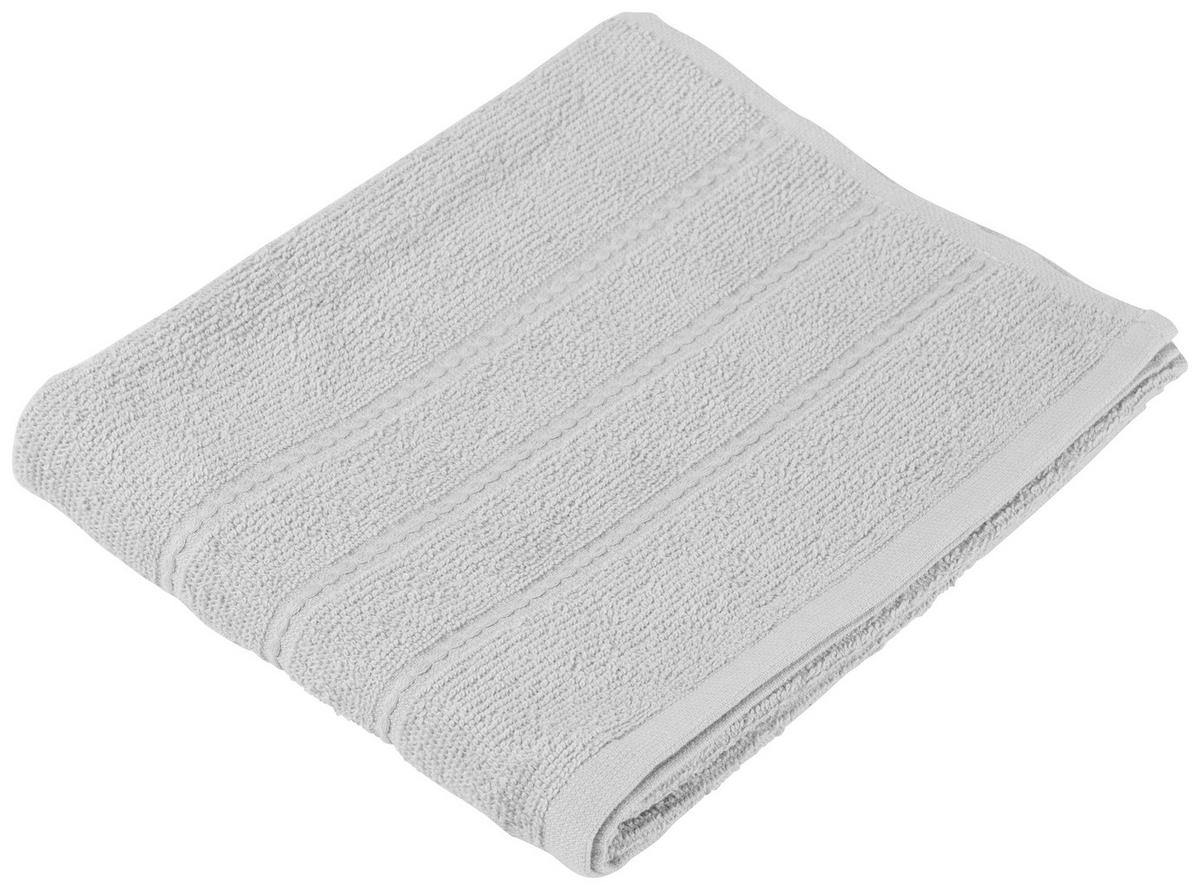 HANDDUK VITA silver  - silver, Basics, textil (50/90cm) - Boxxx