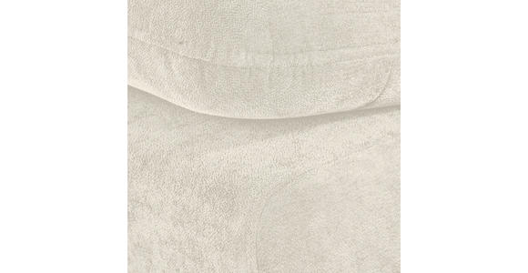 ECKSOFA Creme Chenille Rückenkissen, Bettkasten, Schlaffunktion, Rücken echt, Armteilverstellung, Liegefläche im Originalstoff  - Silberfarben/Creme, KONVENTIONELL, Holz/Textil (187/293cm) - Carryhome