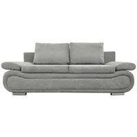 SCHLAFSOFA  in Jacquard Grau  - Chromfarben/Beige, Design, Textil (200/78/90cm) - Venda